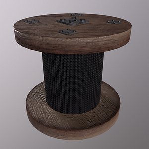 3D Pulley Game ready - Low Poly model