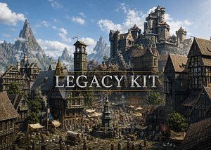 Medieval Fairy Tale City Kitbash Pack