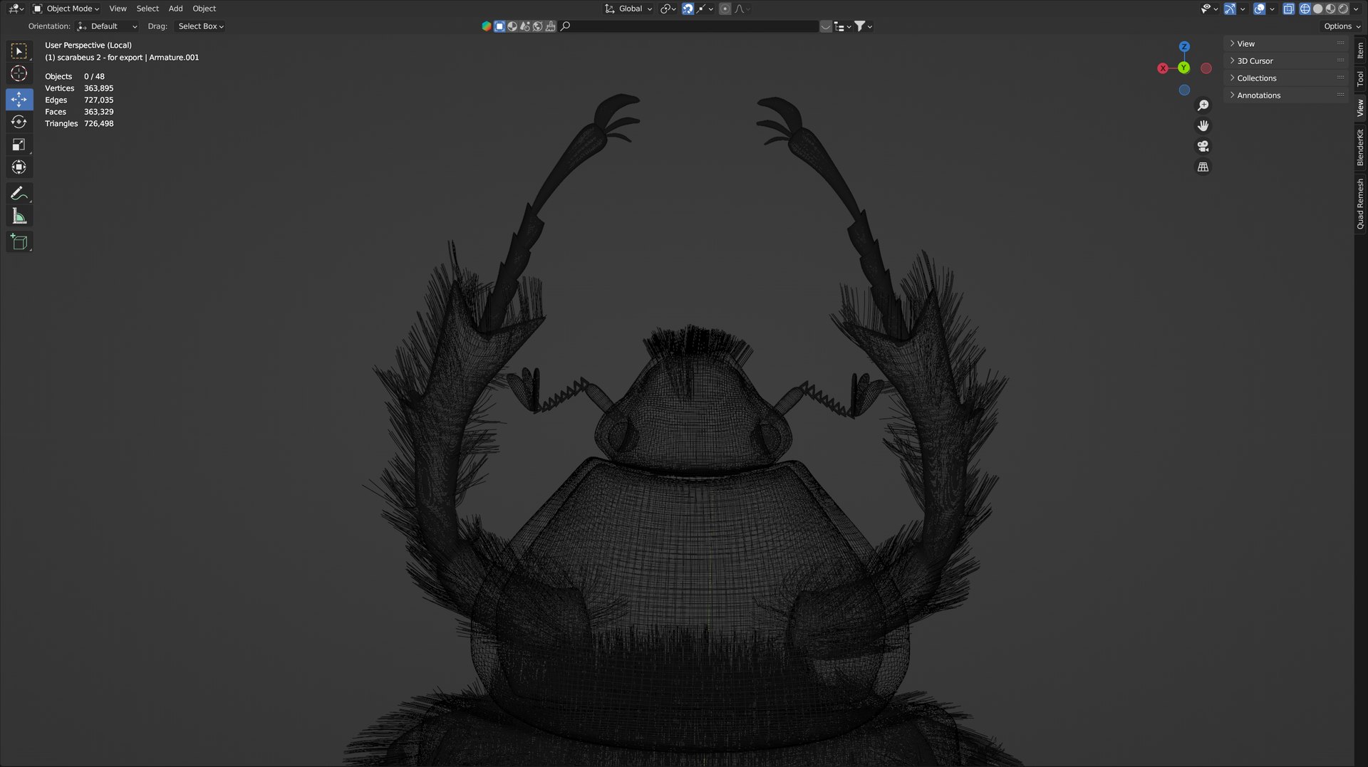 Green Scarabeus - Cetonia aurata model https://p.turbosquid.com/ts-thumb/No/zxlq5s/7U/scarabeus8/png/1685091465/1920x1080/fit_q87/deccbca819c9aa1345f7d215bb4c7256608343b2/scarabeus8.jpg