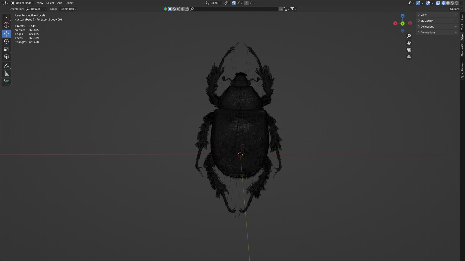 Green Scarabeus - Cetonia aurata model https://p.turbosquid.com/ts-thumb/No/zxlq5s/9p/scarabeus5/png/1685091465/1920x1080/fit_q87/8a24b696653bf08db8b98d09fcc7a203a2cb0102/scarabeus5.jpg