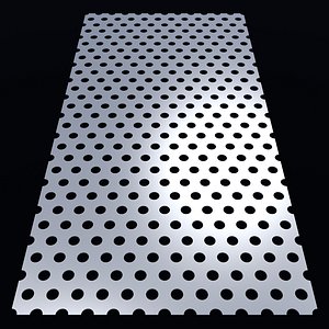 Perforated panel with 23 percent opening 25O97