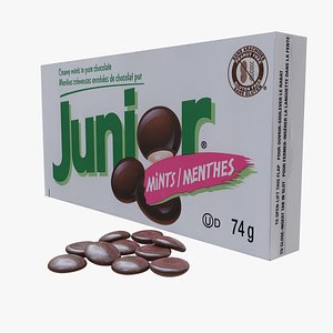 Junior Mints Photorealistic Low Poly PBR - 3D Model