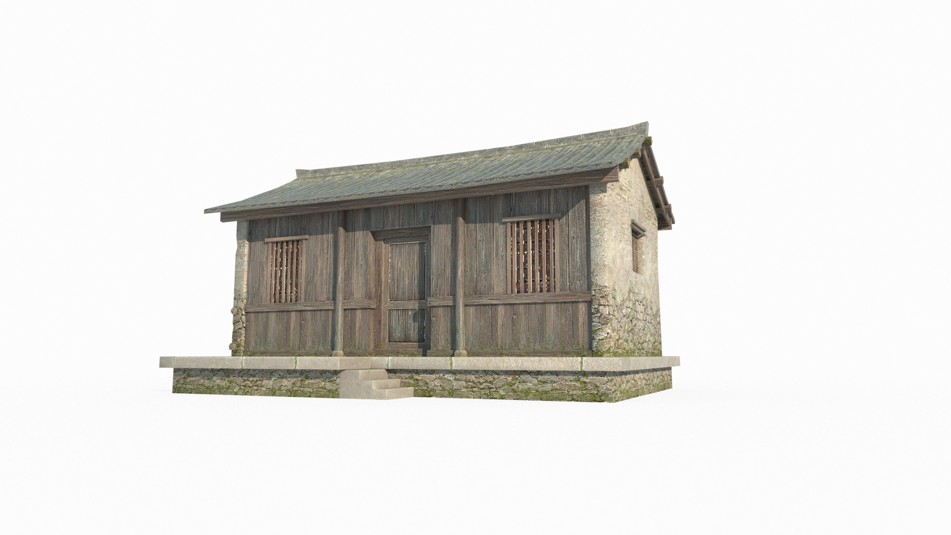 3D Single room in ancient Asian architecture model - TurboSquid 2096098