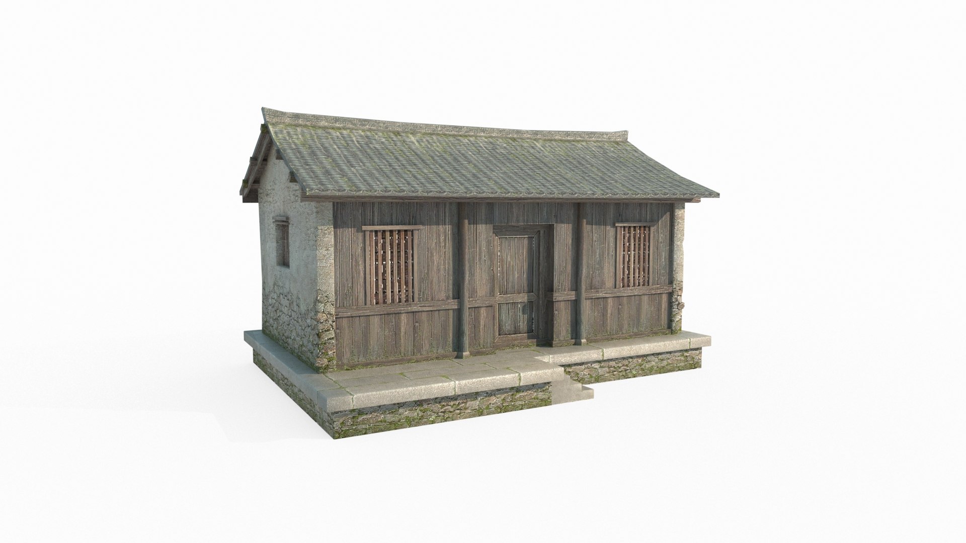 3D Single room in ancient Asian architecture model - TurboSquid 2096098