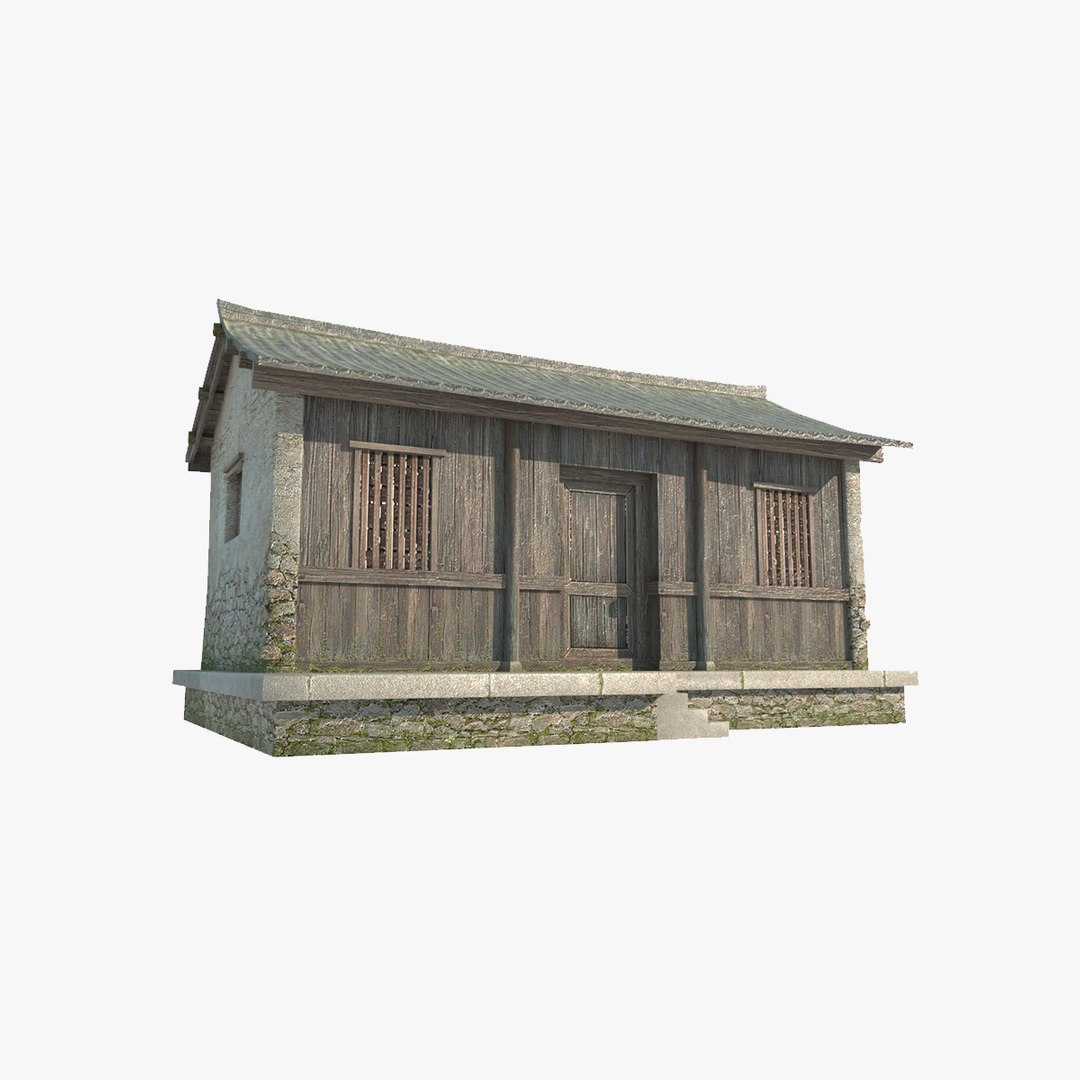 3D Single room in ancient Asian architecture model - TurboSquid 2096098