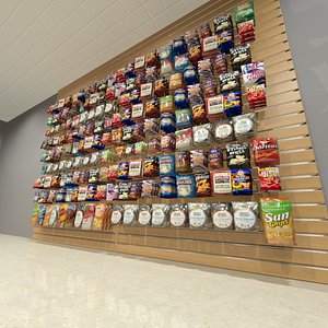 Snack and Chips On Slatwall