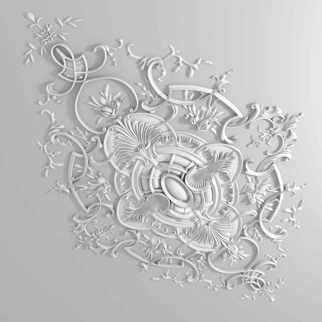 3D rosette auberlet laurent louis xv - TurboSquid 1593142