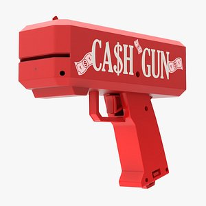 3D ca$h gun money toy