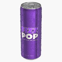 Sleek Soda Can With Droplets 355ml V2