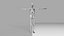 Scheletro umano Low-poly