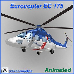 eurocopter helicopter ec-175 3d model