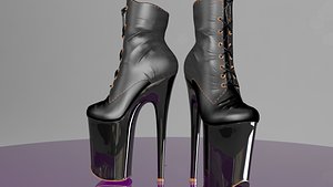 heels shoes model