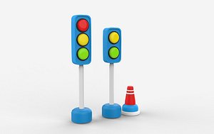 3D Traffic Light 3D model