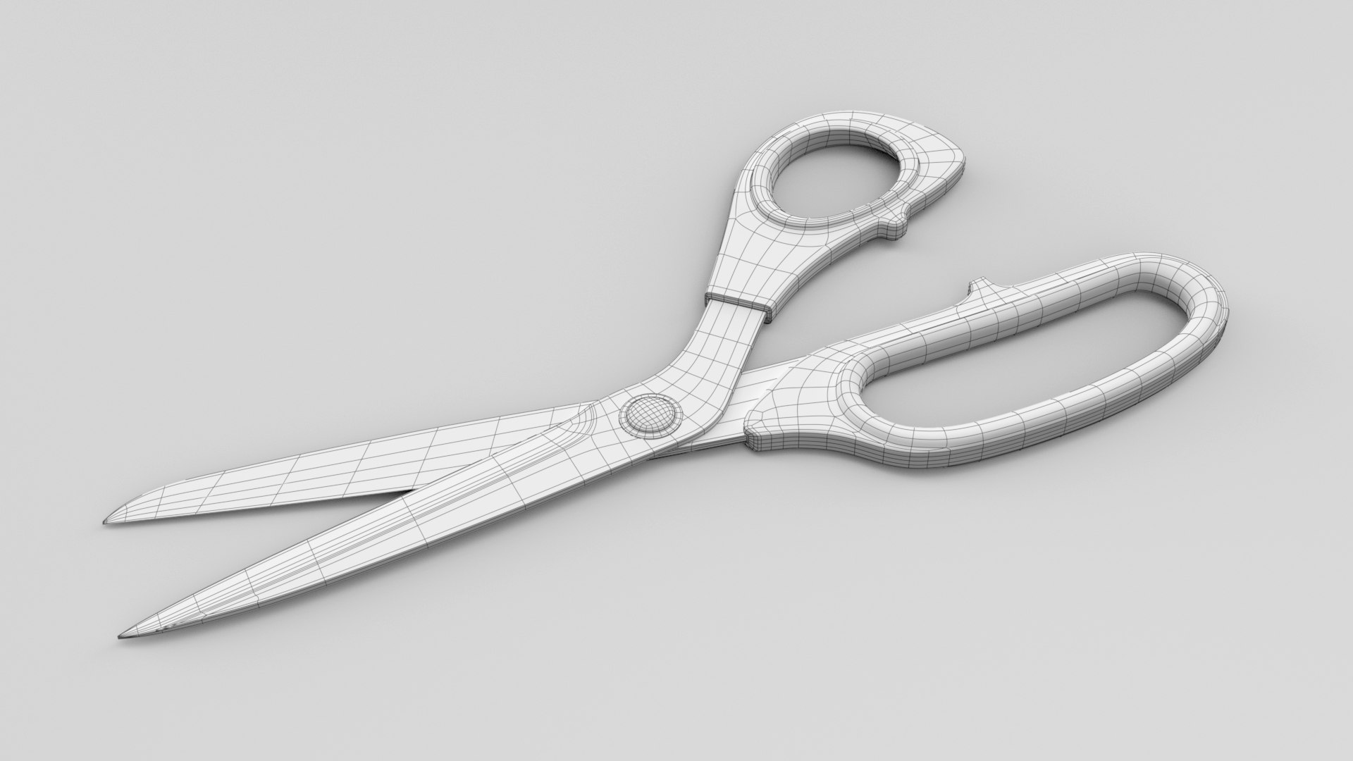 3D Stationery Scissors Model TurboSquid 1740192