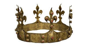 Old Medival Crown LowPoly PBR