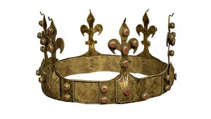 Old Medival Crown LowPoly PBR