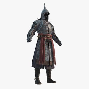 Ancient Asian General s Armor 3D model