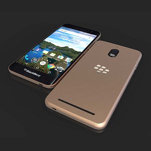 black phone blackberry 3D model