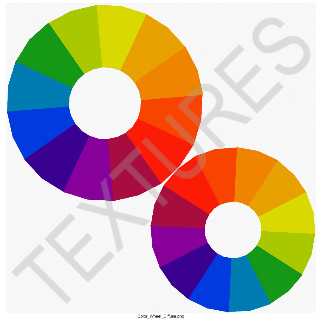 3D Color Wheel - TurboSquid 1162842