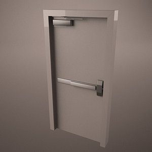 commercial door hinge handle 3d 3ds