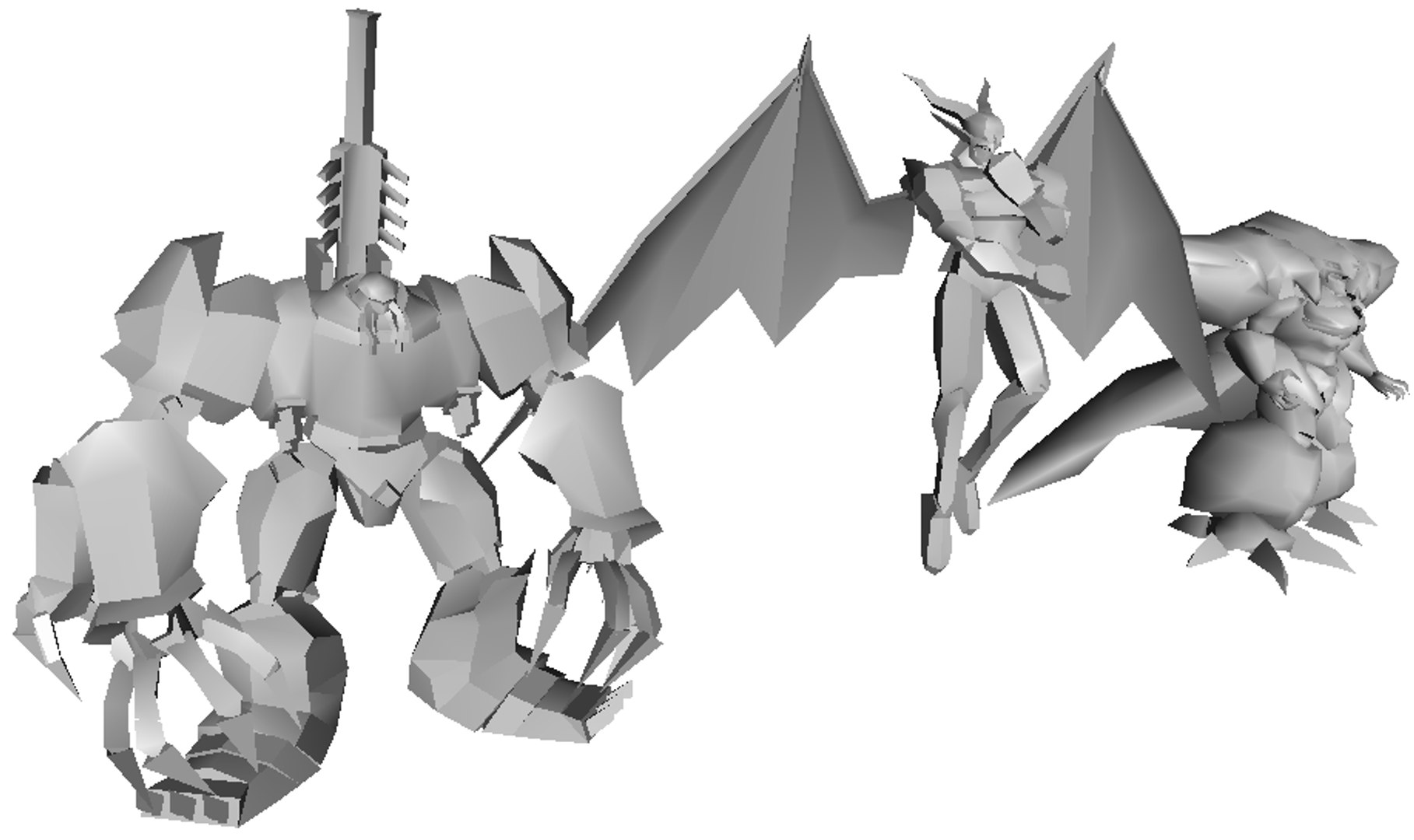 ファイナルファンタジー7オメガウェポンセット3Dモデル - TurboSquid