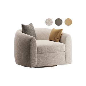3D Sennen Swivel Tub Chair