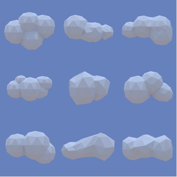 Поли облака. 3d Low Poly clouds. Полигональное 3d облако. Low Poly облака. Облако 3d модель.