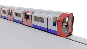 London subway train 3D model