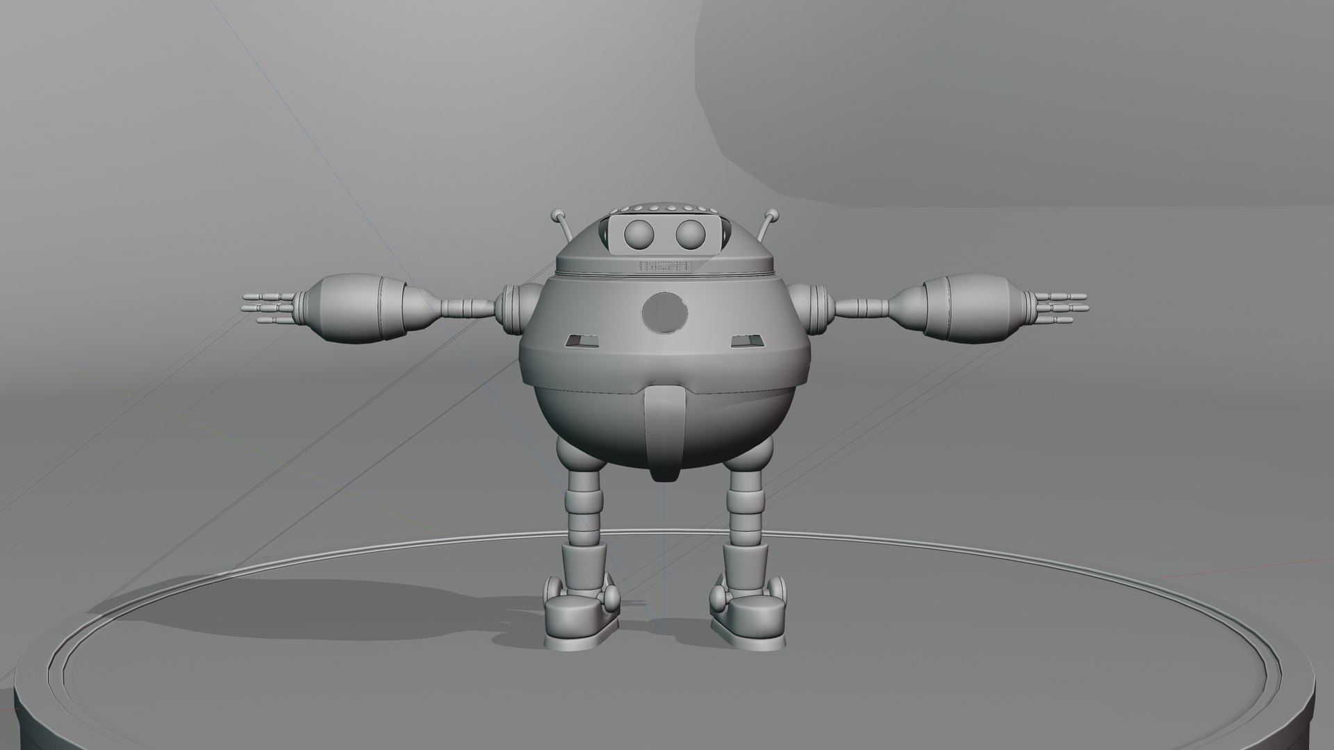 Robot Generic Grunt 3D Model - TurboSquid 1849229