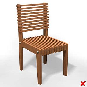 3d chair model