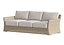 Rattan Savannah Outdoor Three Seater Sofa