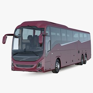 3D 9900 bus rigged model