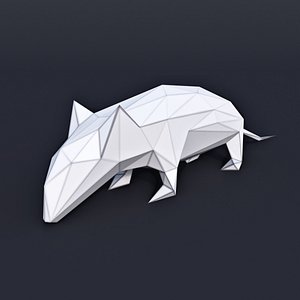 animal mammal mouse 3D model