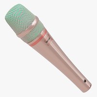 Handheld Vocal Microphone Mockup