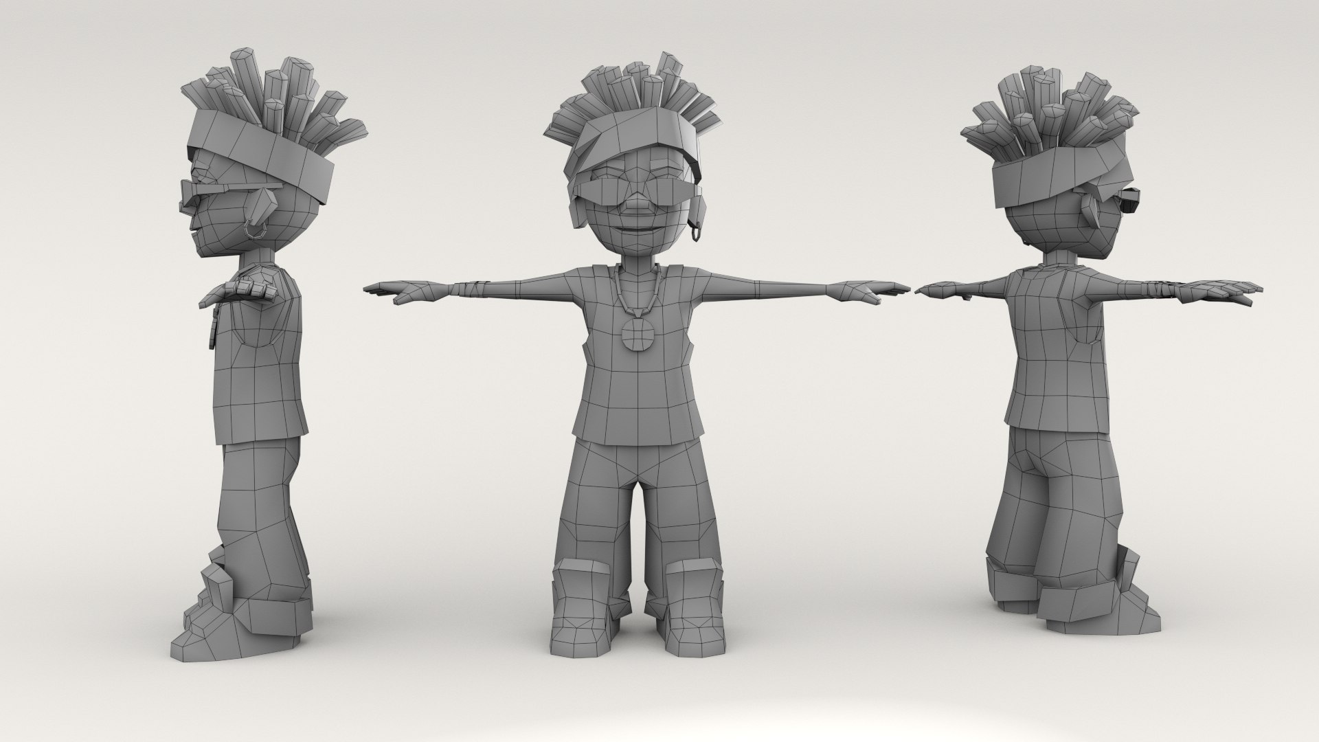 Boy Character Model - TurboSquid 1612322