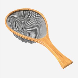 Wooden fly fishing net