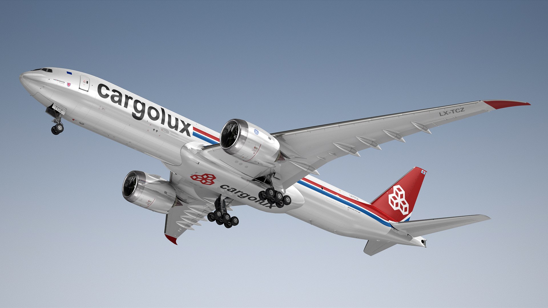 Boeing 777-8F Cargolux 3D - TurboSquid 2409365