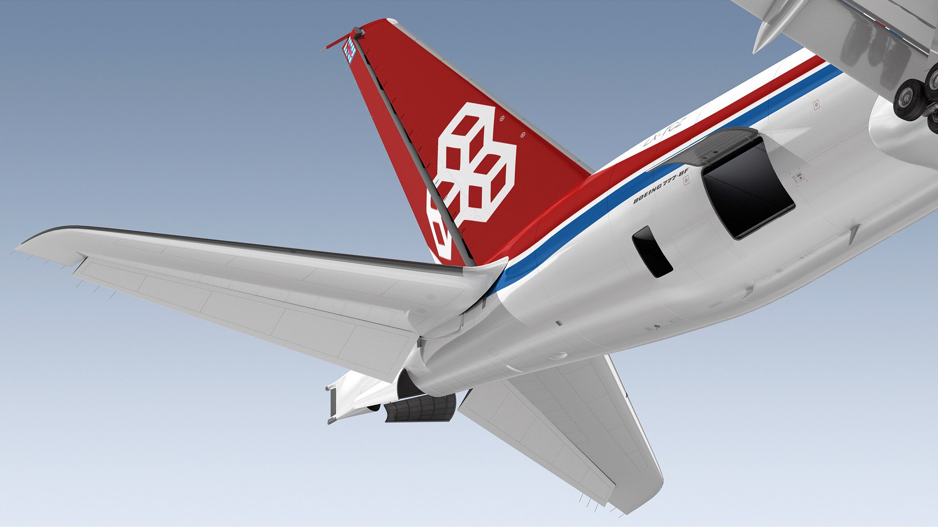 Boeing 777-8F Cargolux 3D - TurboSquid 2409365