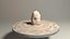 Flan bol en argile de porcelaine formé animation