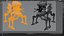 Kit di componenti per robot mech Sci-Fi Legacy Kitbash