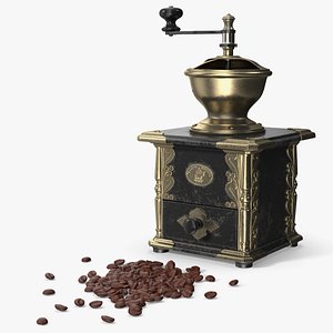 Manual Coffee Grinder with Beans