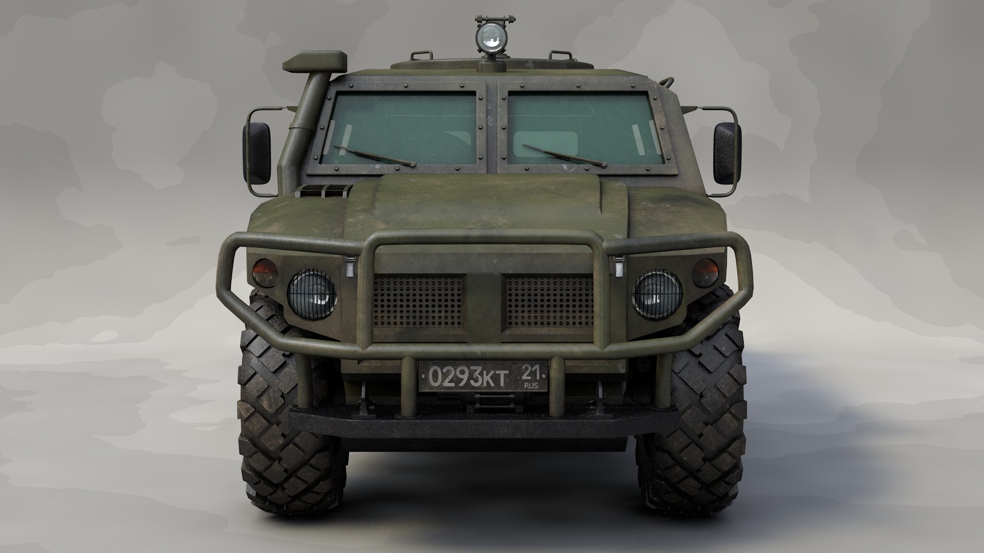3D Model Russian Vehicle Gaz Tigr - TurboSquid 1535791