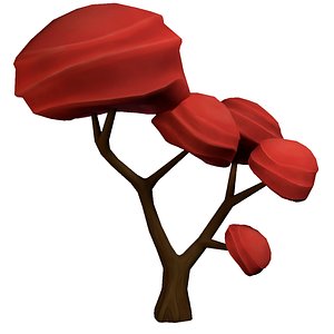 Japanese Maple Tree - Stylized