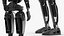 3D model Humanoid Robot Rigged for Cinema 4D