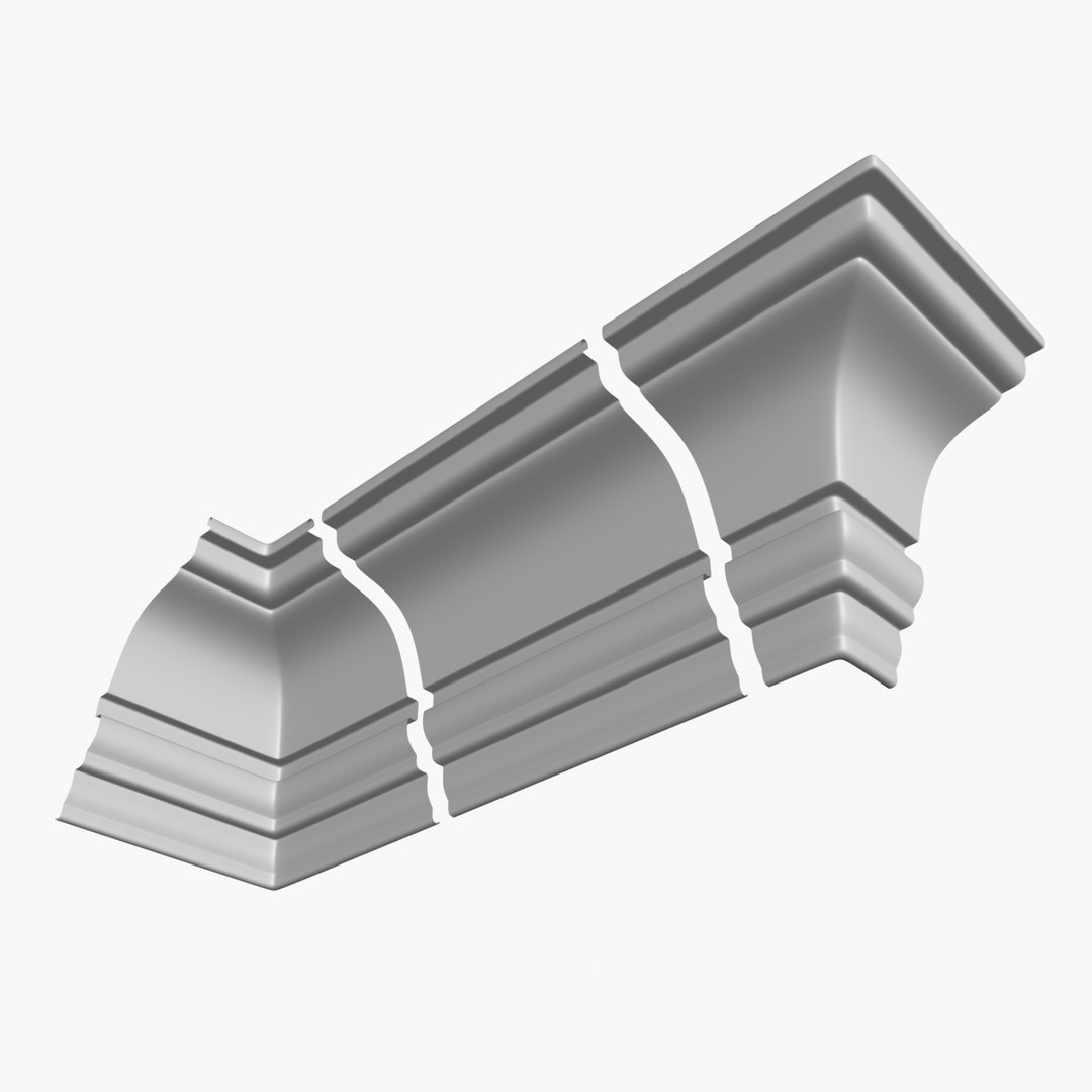 Decorative Classic Cornice 3D Model - TurboSquid 1430408