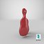 Red Cello Case Open