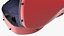 Red Cello Case Open