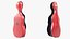 Red Cello Case Open