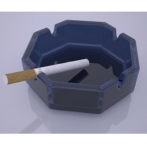 ashtray 3d 3ds