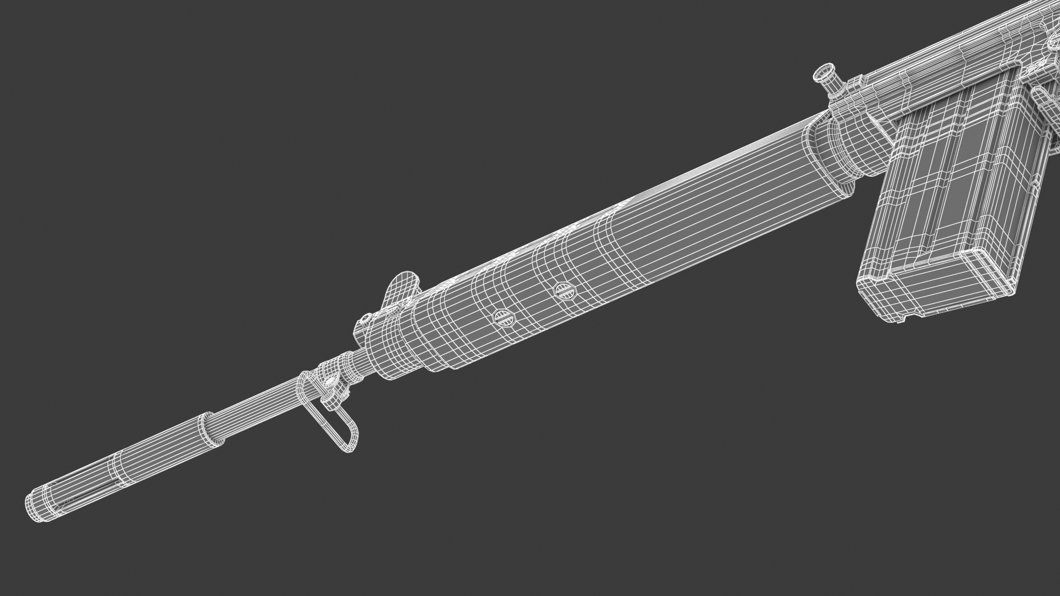 FN FAL 3D - TurboSquid 1760517